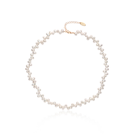 Natural Freshwater Baroque Pearl Necklace