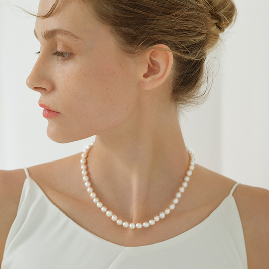 6.5-7.0 mm Freshwater Pearl Necklace - AAA Quality